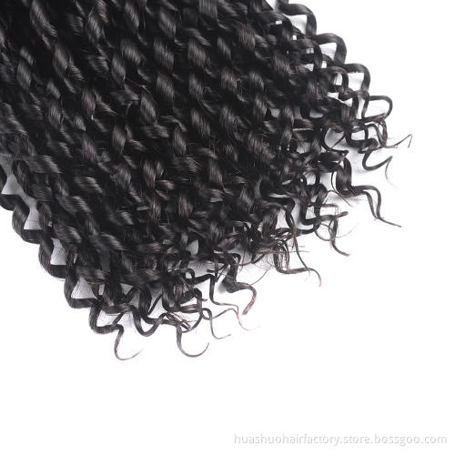 Factory  Fast Shipping 100%Human Hair 16a Double drawn Grades Indian  Hair Telephone Curl   Bundles